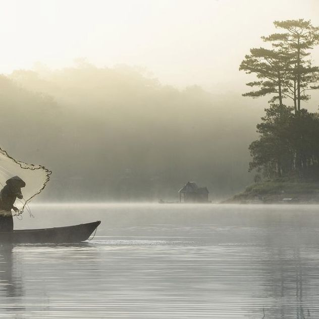 Retrato de um guia de pesca